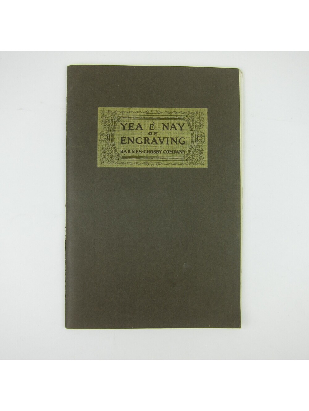 Book Barnes Crosby Company Photography Engravers Chicago Illinois Antique 1922